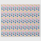 Pop Groenten en Fruit Tuin Inpakpapier (Vlak)