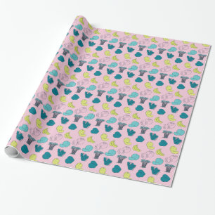 Pop Groenten en Fruit Tuin Inpakpapier
