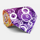 Pop Grunge Circles stropdas (Opgerold)