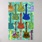 POP GUITARS POSTER (Voorkant)