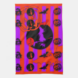 Pop Halloween Kitchen Towel voor elektrische kleur Theedoek