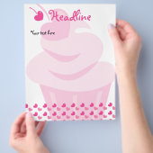 Pop Hart Cupcake Flyer (Hand)