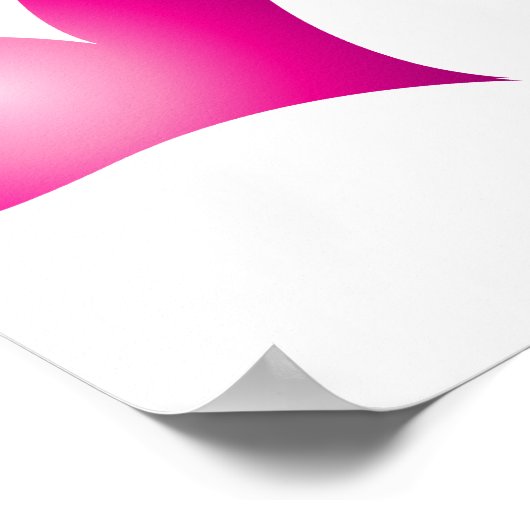 Pop Heart Colassal Poster (Hoek)