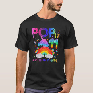 Pop het 11-jarig meisje voor 11-jarige meisjes t-shirt