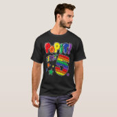 Pop Het 5e verjaardag van de bevalling meisjes jon T-shirt (Voorkant volledig)