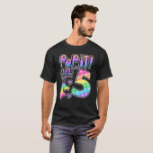 Pop Het 5e verjaardag van de bevalling meisjes jon T-shirt (Voorkant volledig)