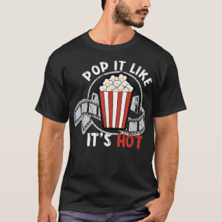 Pop het als een leuke filmavond grappig popco t-shirt