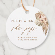 Pop Het Als Ze Knaldt Boheemse Baby Shower Favor