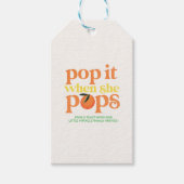 pop het als ze pop cadeaulabel (Voorkant)