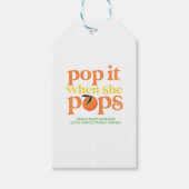 pop het als ze pop cadeaulabel (Voorkant)