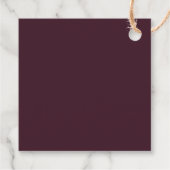 Pop het als ze Pop! Zonnebloem, geverfd Bedankjes Labels (Achterkant)