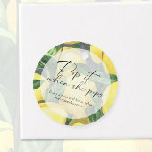 Pop het als ze poppen - citruscitroen - bedankjes labels