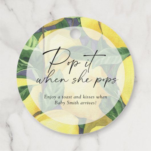 Pop het als ze poppen - citruscitroen - bedankjes labels (Achterkant)