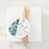 Pop het als zij barst moderne kerstboom bedankjes labels (In situ)