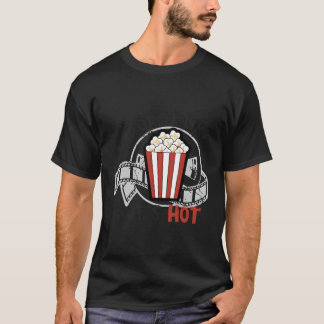 Pop Het Als Zijn Heet Familie Film Nacht Popcorn T-shirt