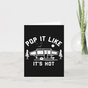 Pop het als zijn hete, kamperen, Pop omhoog camper Kaart