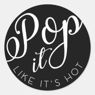 Pop het alsof het heet Popcorn Bag Sticker
