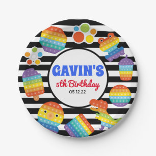 Pop Het Bord van Birthday, Fidget Birthday Bord 