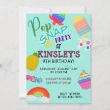 Pop Het Bubbel Fidget Speelgoed Verjaardag