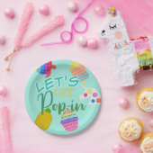 Pop Het Bubble Fidget Speelgoed Birthday Gift Labe Papieren Bordje (Feest)