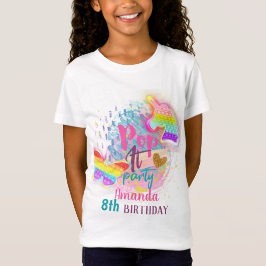 Pop Het Bubble Fidget T-shirt (Voorkant)