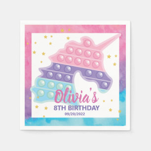 Pop Het Fidget Birthday Party Servet