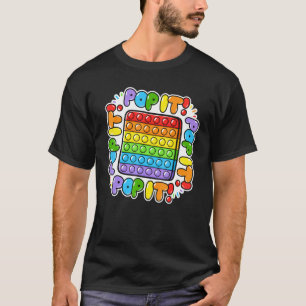 Pop Het Fidget Speelgoed Pop Het voor kinderen T-shirt