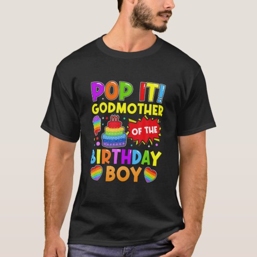 Pop het godmoeder van de jongen Fidget Kinderen F T-shirt (Voorkant)