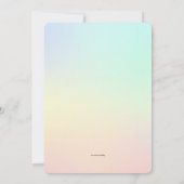 Pop Het Kind nodigt uit tot geboorte Kaart (Achterkant)