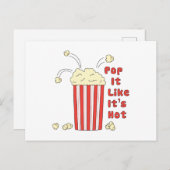 Pop Het lijkt alsof het heet is Briefkaart (Voorkant / Achterkant)