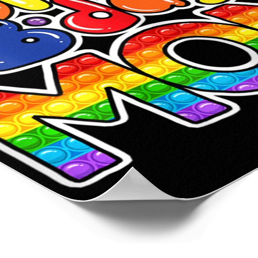 Pop het Mam van het meisje of de speelgoed van de  Poster (Hoek)