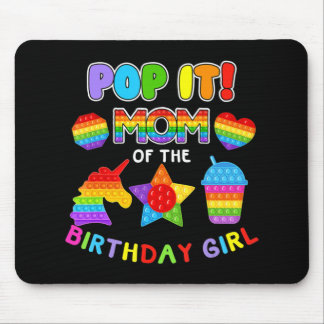 Pop het mama van de Kinder familie van het meisje  Muismat