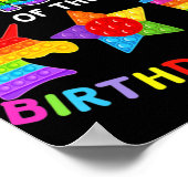 Pop het mama van de Kinder familie van het meisje  Poster (Hoek)