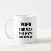 Pop het Man de mythe de legende Koffiemok (Links)