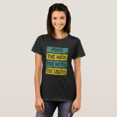 Pop het Man de mythe de legende T-shirt (Voorkant volledig)
