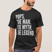 Pop het Man de mythe de legende T-shirt (Voorkant)