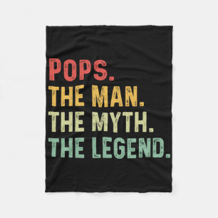 Pop het Man de mythe de legendes dag cadeau Fleece Deken