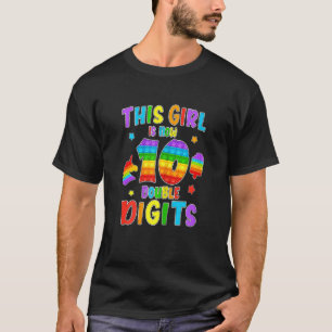 Pop Het meisje is nu 10 cijfers op de tiende verja T-shirt