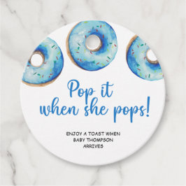 Pop het niet als ze pop bedankjes labels