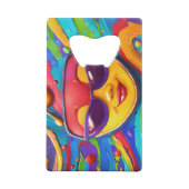 "Pop het open in stijl: ontdek onze premium collec Creditkaart Flessenopener (Voorkant)