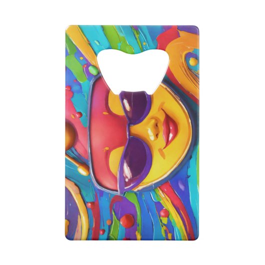 "Pop het open in stijl: ontdek onze premium collec Creditkaart Flessenopener (Achterkant)