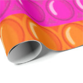 Pop het pastelregenboogmeisje Birthday Party Wrapp Cadeaupapier (Rol Hoek)