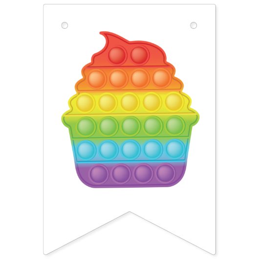 Pop het! | Regenboogverjaardag Vlaggetjes (Tweede vlag)