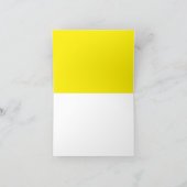 Pop het! Verjaardag gevouwen dank u kaart (Binnen)