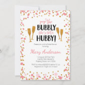 Pop Het Vrijgezellenfeest van Bubble nodigt uit Kaart (Voorkant)