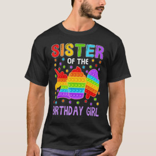 Pop Het Zuster van de Kinder familie Mat van de ge T-shirt
