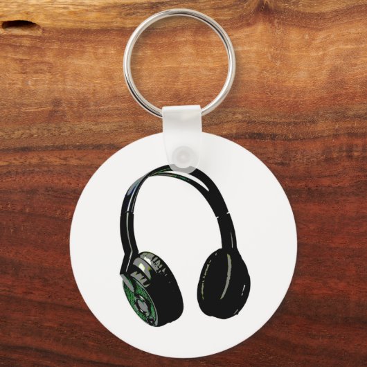 Pop hoofdtelefoon sleutelhanger (Voorkant)