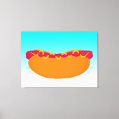 Pop Hot Dog Canvas Afdruk (Voorkant)