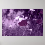 pop-i paarse afdruk poster (Voorkant)