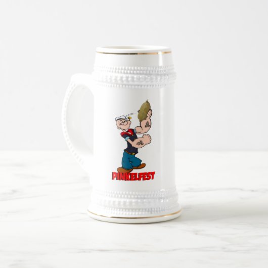 Pop-I Stein Bierpul (Voorkant links)